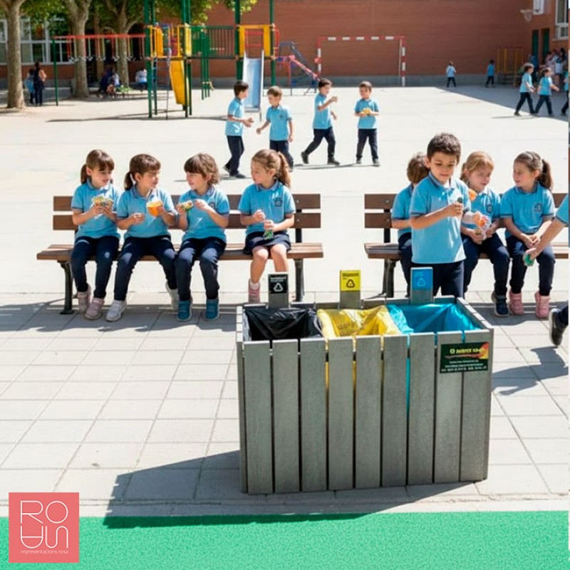 Papereres de Reciclatge Modulars de Plàstic Reciclat Ecopunt